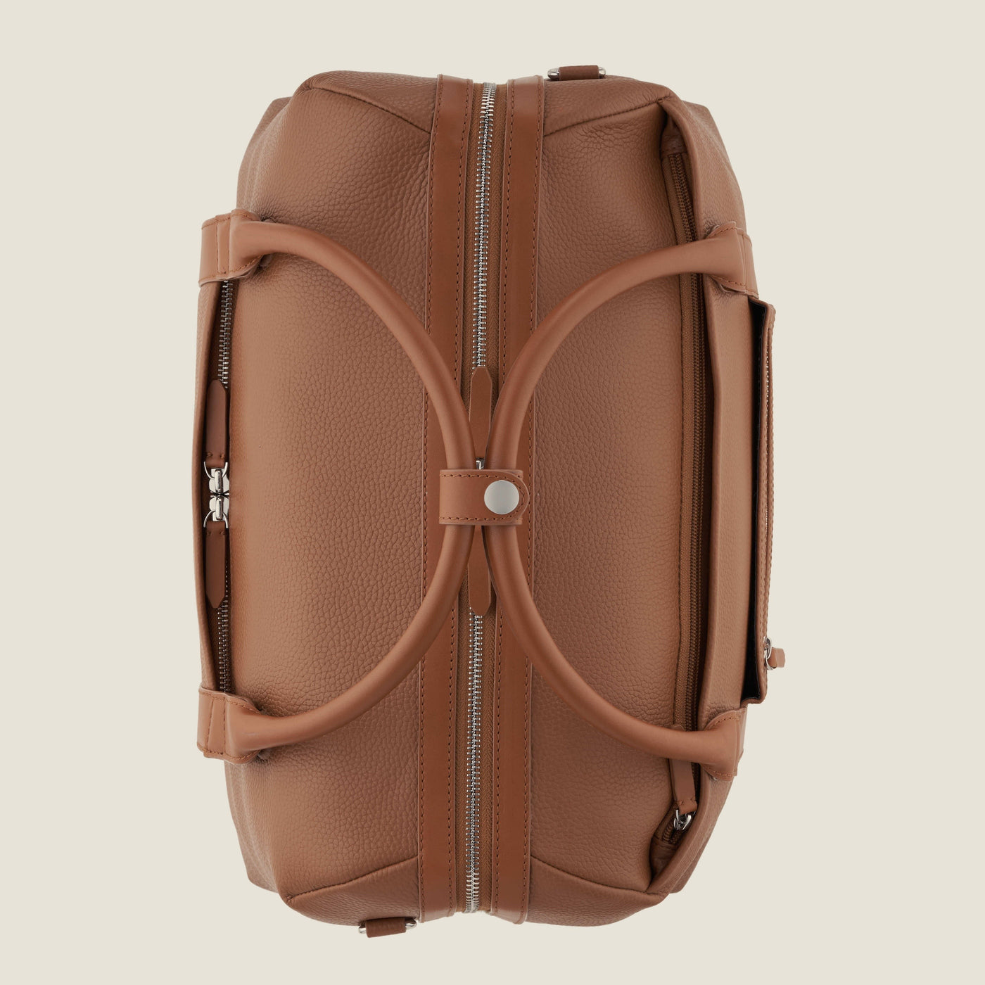 Duffle Leather Suitcase in Sand by Wool & Oak