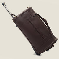 Nova - The Original Leather Garment Roller Duffle in Chocolate by Wool & Oak