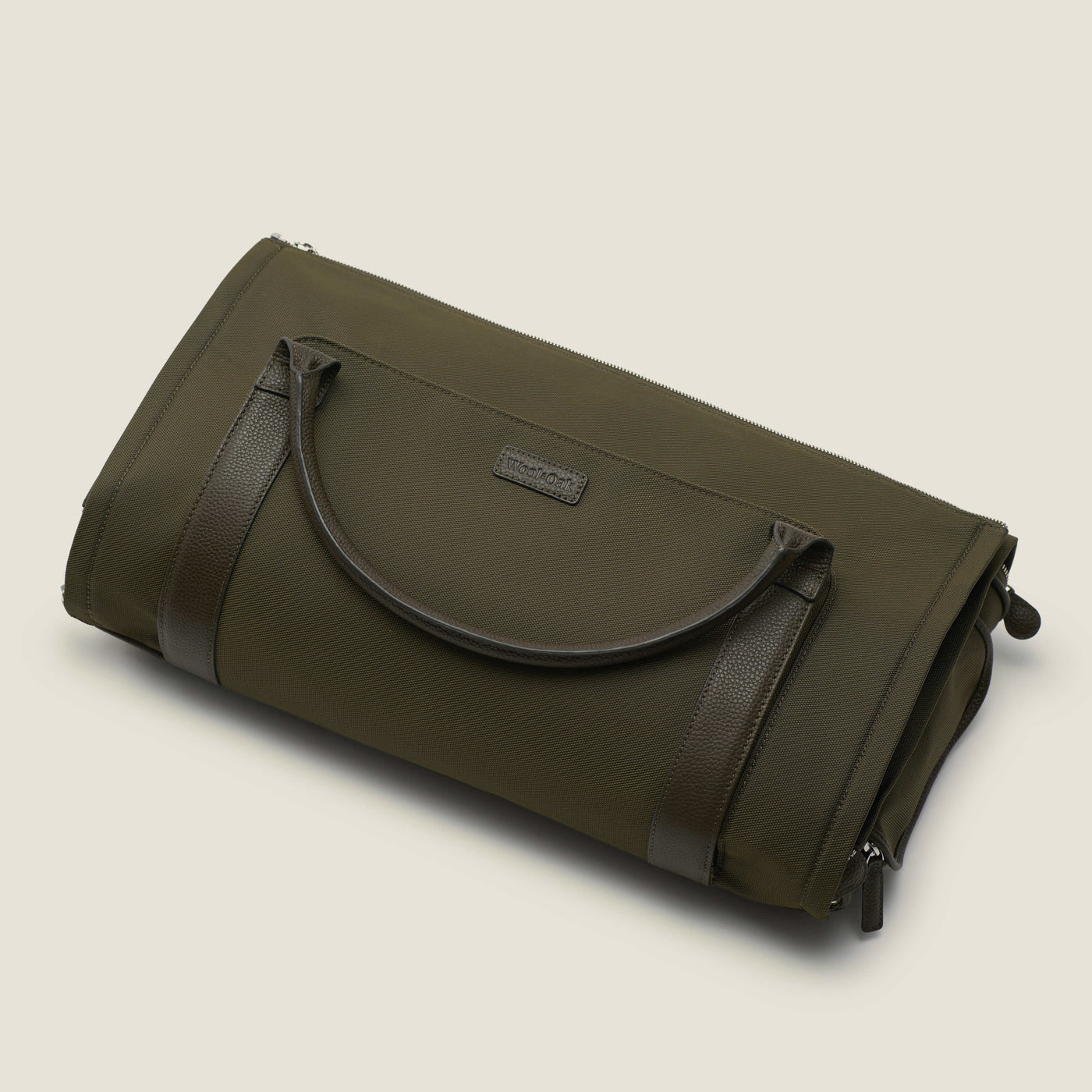 Nova - The Original Garment Roller Duffle in Olive High Ballistic Nylon by Wool & Oak