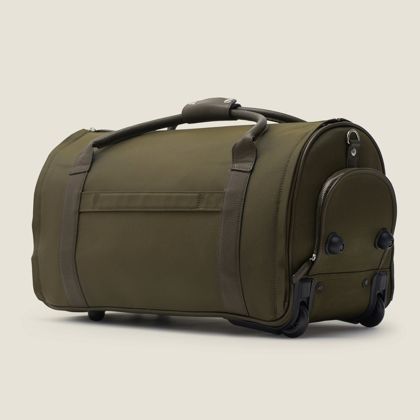 Nova - The Original Garment Roller Duffle in Olive High Ballistic Nylon by Wool & Oak
