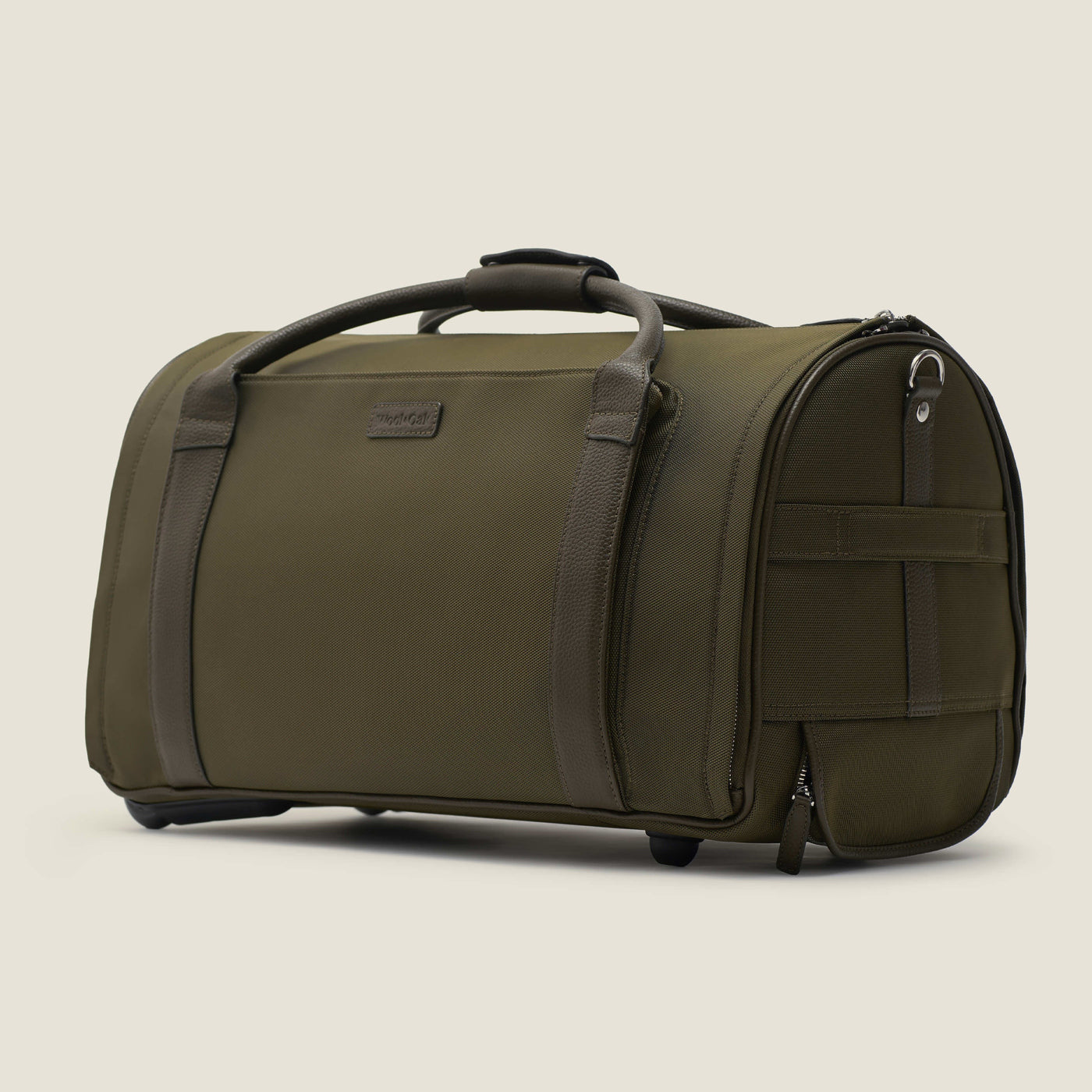 Nova - The Original Garment Roller Duffle in Olive High Ballistic Nylon by Wool & Oak
