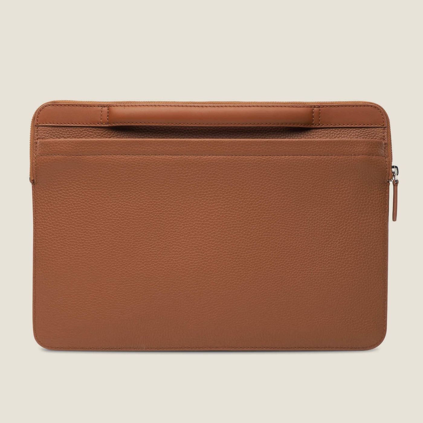 Porto 14" Leather Convertible Laptop Sleeve in Sand by Wool & Oak
