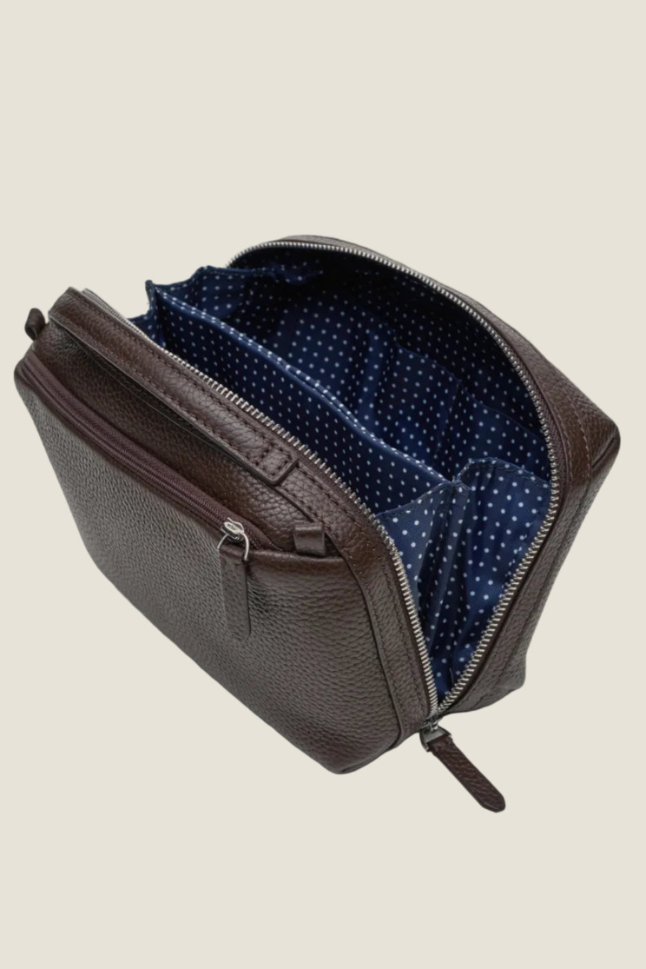 Toto Dopp Kit in Chocolate by Wool & Oak
