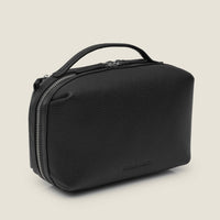 Toto Dopp Kit in Jet Black by Wool & Oak