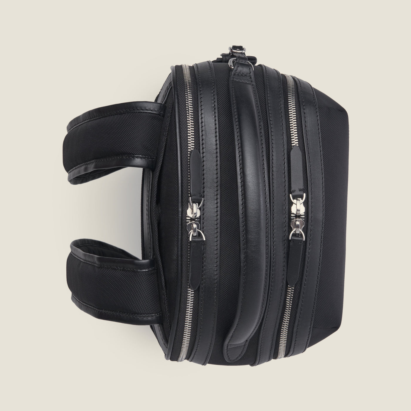 Pilot High Ballistic Nylon Travel Backpack in Black by Wool & Oak