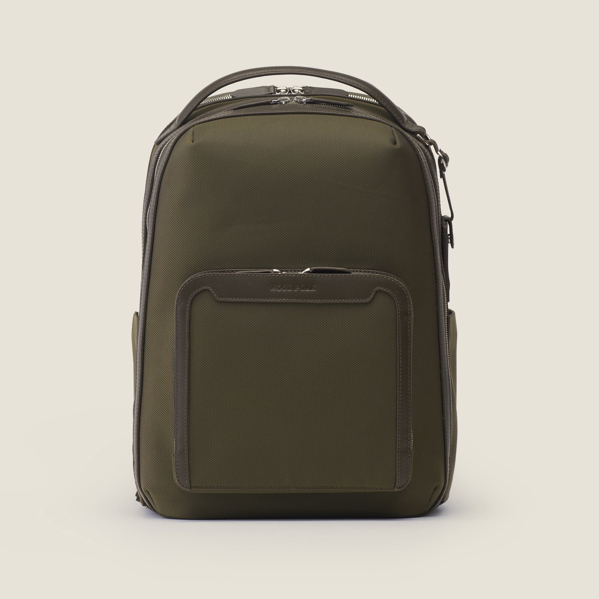 Pilot High Ballistic Nylon Travel Backpack in Olive by Wool & Oak