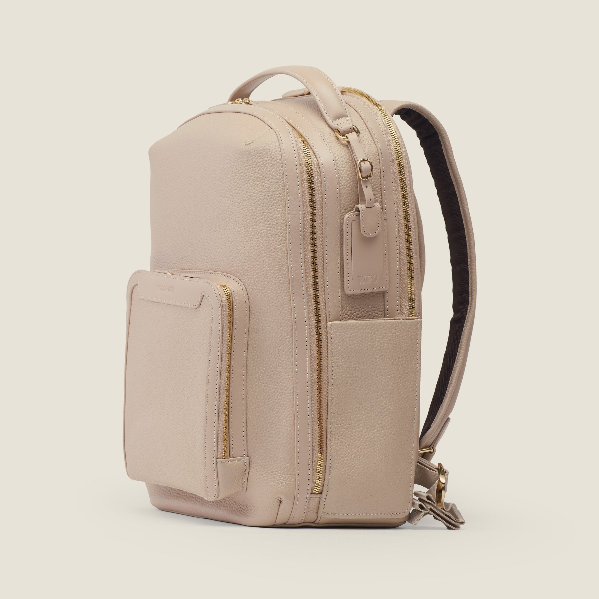 Pilot Leather Travel Backpack in Frappe by Wool & Oak