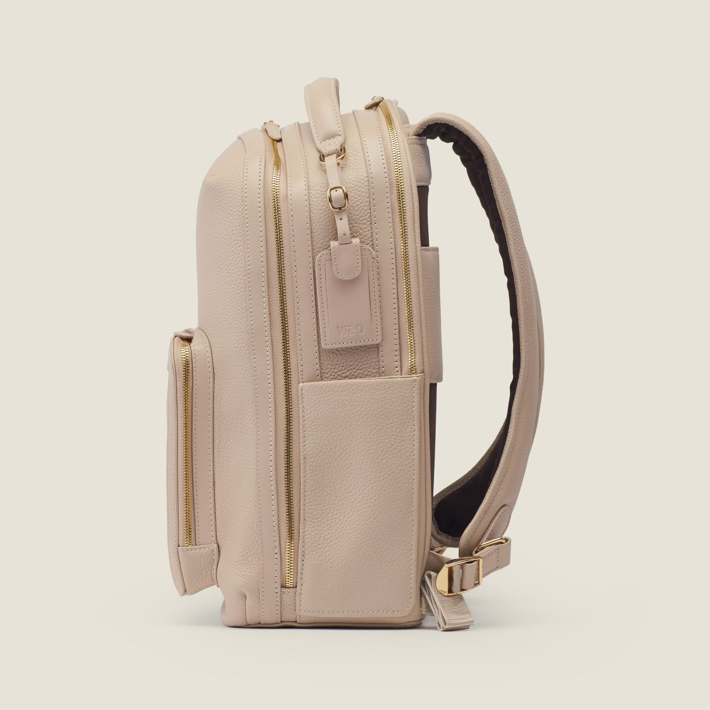 Pilot Leather Travel Backpack in Frappe by Wool & Oak