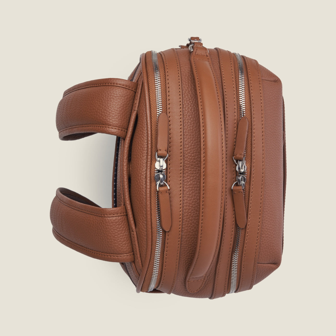 Pilot Leather Travel Backpack in Sand by Wool & Oak