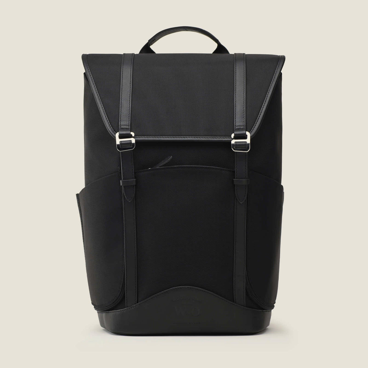 Wings High Ballistic Nylon Travel Backpack in Black by Wool & Oak
