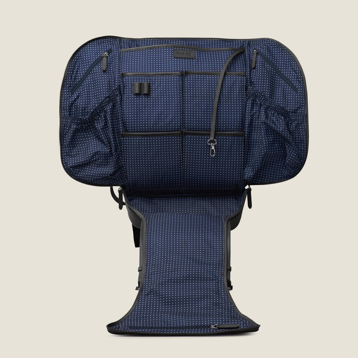 Wings High Ballistic Nylon Travel Backpack in Black by Wool & Oak