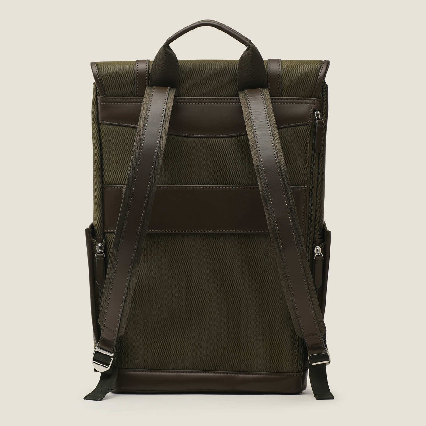 Wings High Ballistic Nylon Travel Backpack in Olive by Wool & Oak