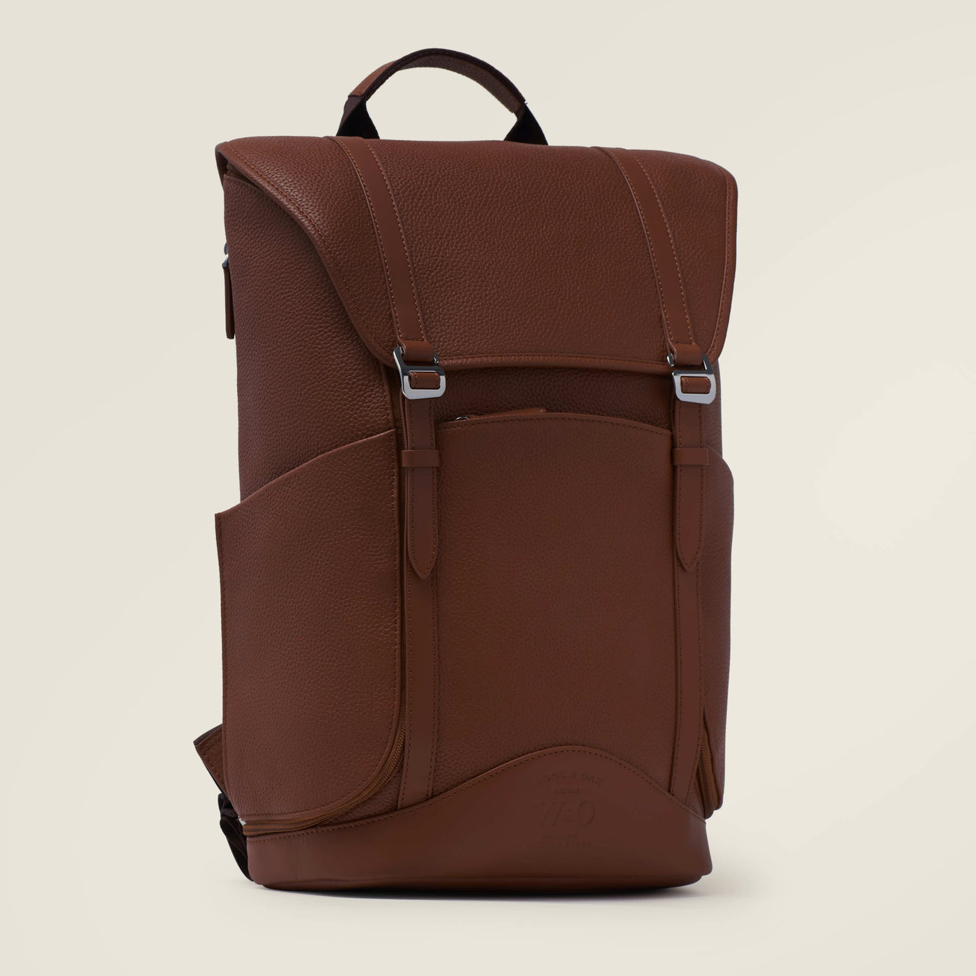 Wings Leather Travel Backpack in Oak Brown by Wool & Oak