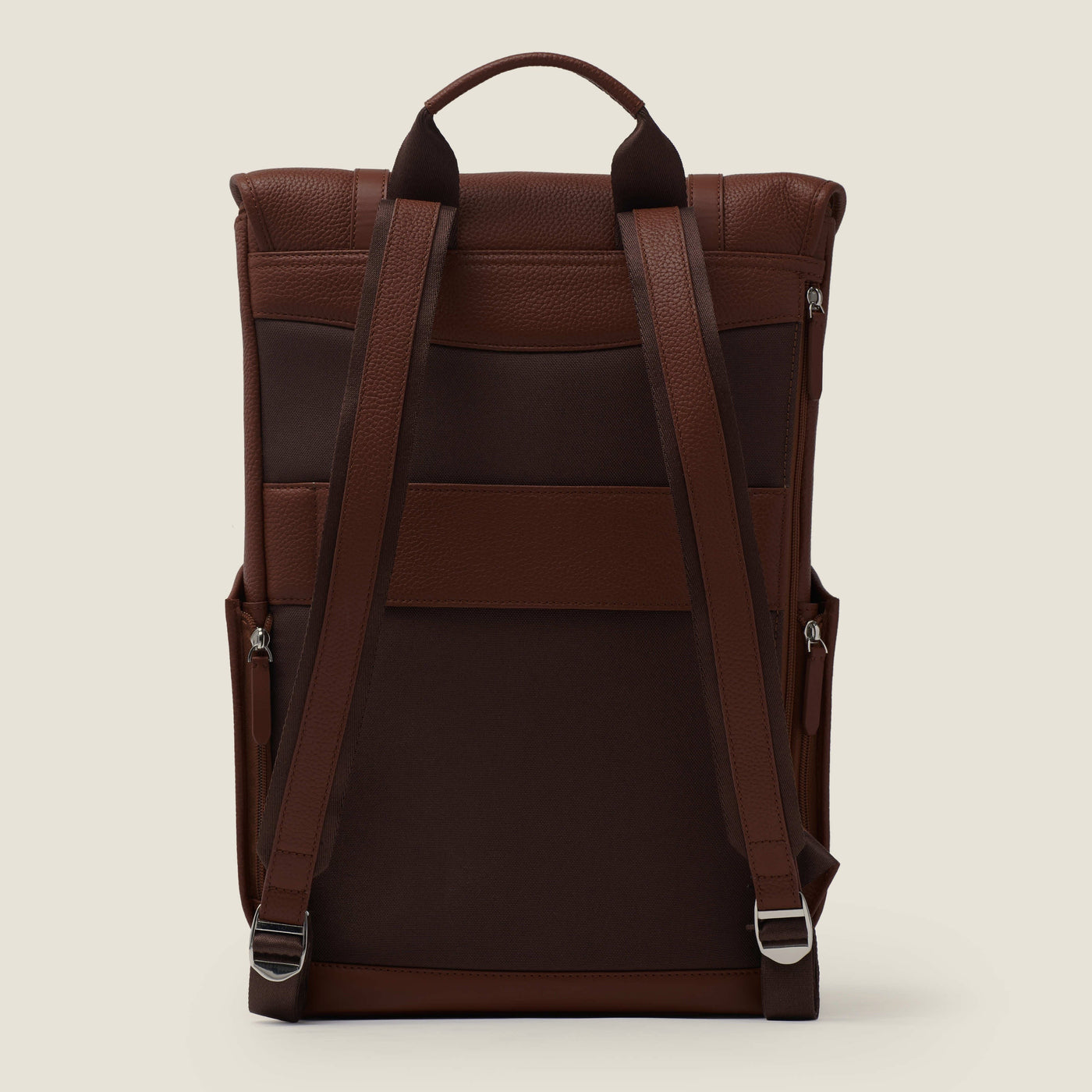 Wings Leather Travel Backpack in Oak Brown by Wool & Oak