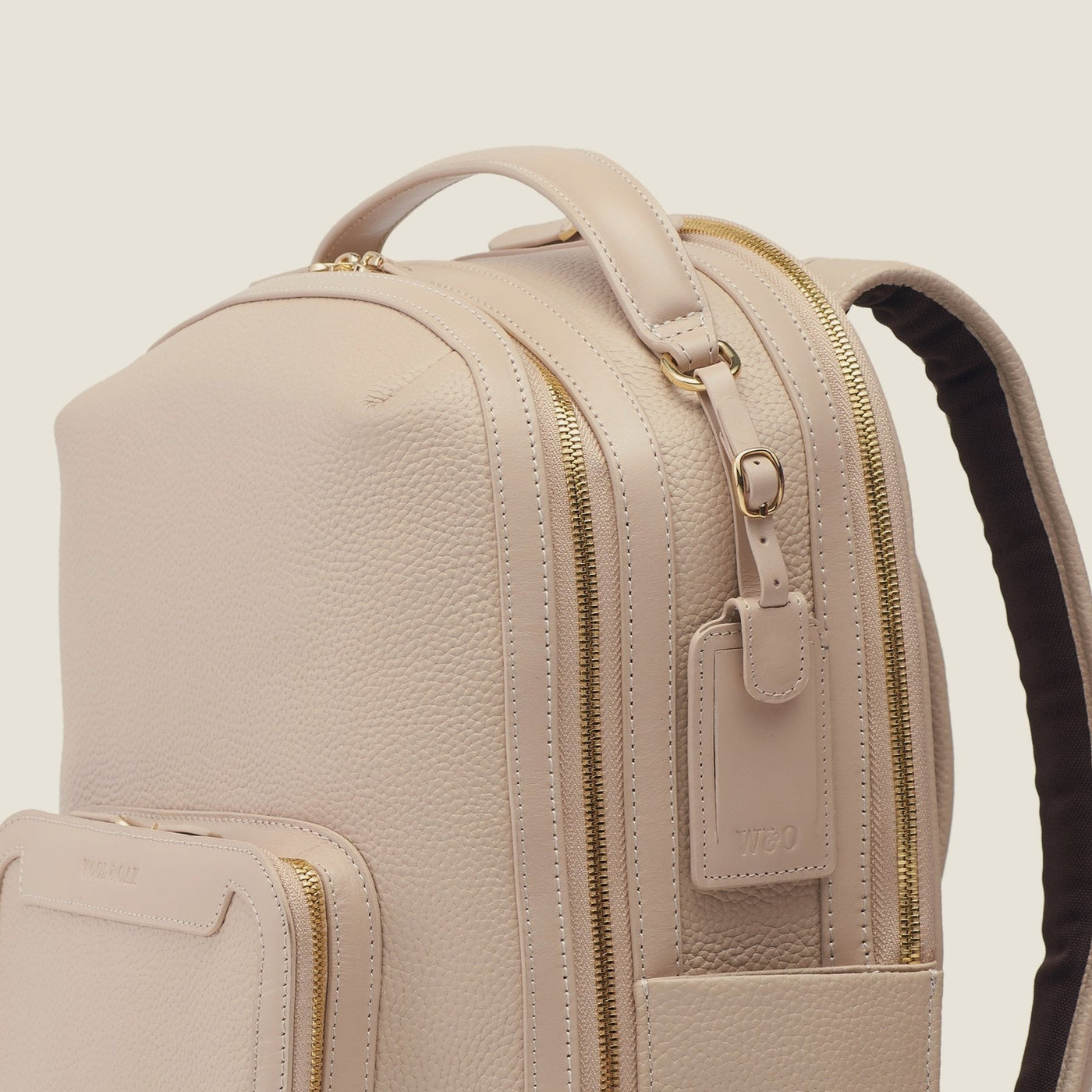 Pilot Leather Travel Backpack in Frappe by Wool & Oak