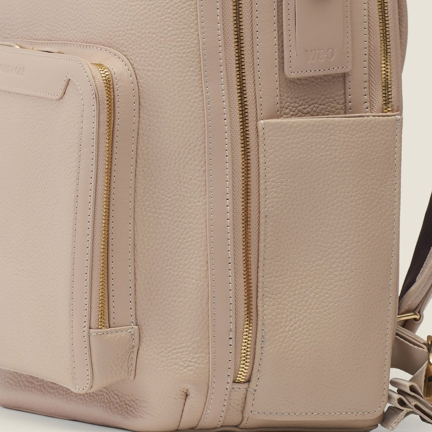 Pilot Leather Travel Backpack in Frappe by Wool & Oak