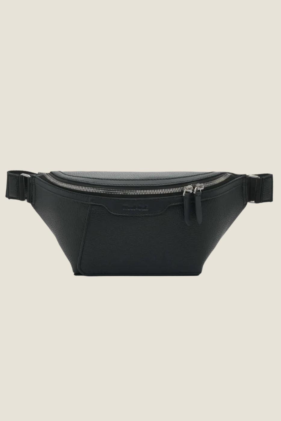 Alto Leather Sling Bag in Jet Black by Wool & Oak