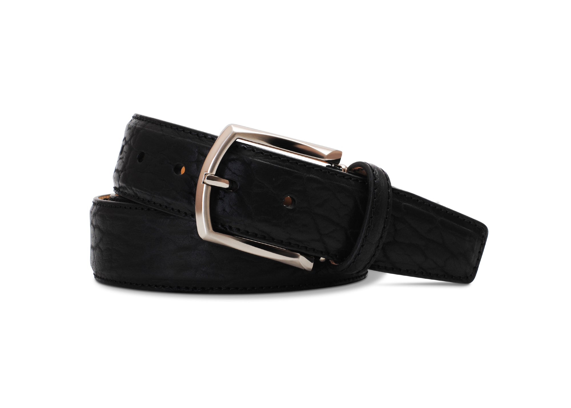 American Bison Belt in Black by Brookes & Hyde