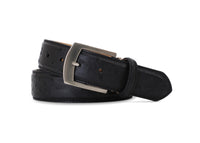 Ostrich Quill Belt in Black by Brookes & Hyde