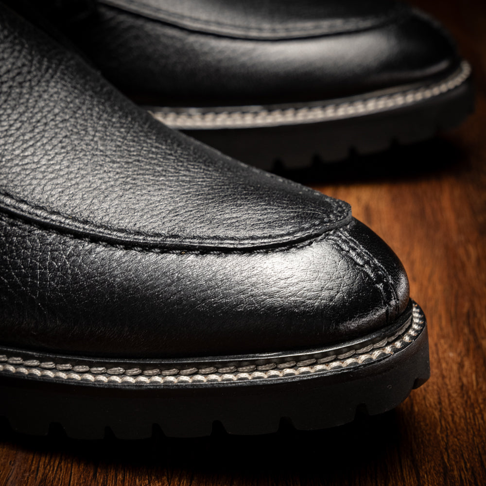 Campo High Deerskin Chukka Boot in Black by Zelli Italia