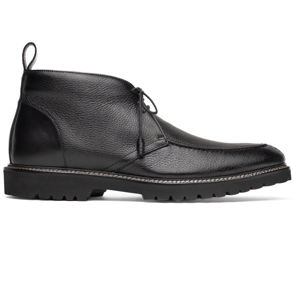 Campo High Deerskin Chukka Boot in Black by Zelli Italia