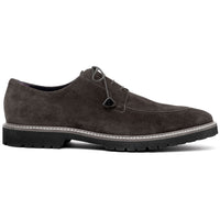 Campo Italian Sueded Goatskin Blucher in Grey by Zelli Italia