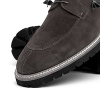 Campo Italian Sueded Goatskin Blucher in Grey by Zelli Italia