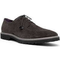 Campo Italian Sueded Goatskin Blucher in Grey by Zelli Italia