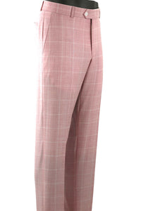 Summer Windowpane Super 110s Wool Comfort-EZE Trouser in Choice of Colors (Dunhill Traditional Fit) by Ballin