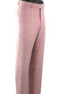 Summer Windowpane Super 110s Wool Comfort-EZE Trouser in Choice of Colors (Dunhill Traditional Fit) by Ballin