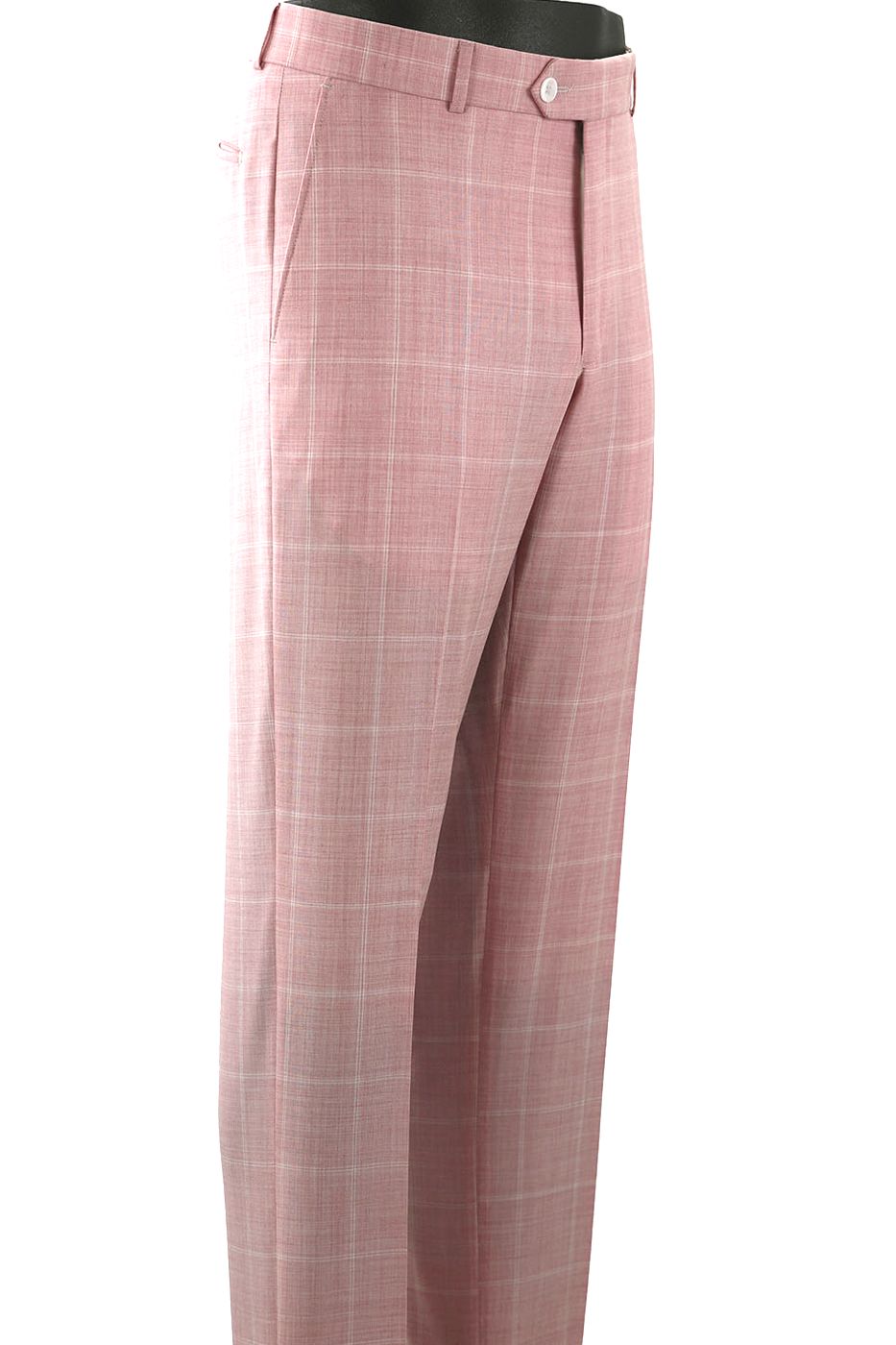 Summer Windowpane Super 110s Wool Comfort-EZE Trouser in Choice of Colors (Dunhill Traditional Fit) by Ballin