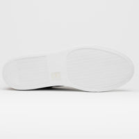 Diaz Matte Finish Rubberized Calfskin Sneaker in Olive by Zelli Italia