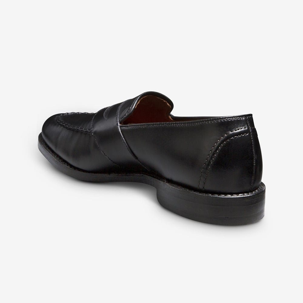 Randolph Penny Loafer in Black Leather by Allen Edmonds