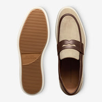 Randolph 2.0 Slip-on Sneaker in Sand Suede/Chili Leather (Size 8.5 Wide) by Allen Edmonds