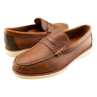 Freeport Sport Penny Loafer in Gridiron Brown (Size 10) by T.B. Phelps