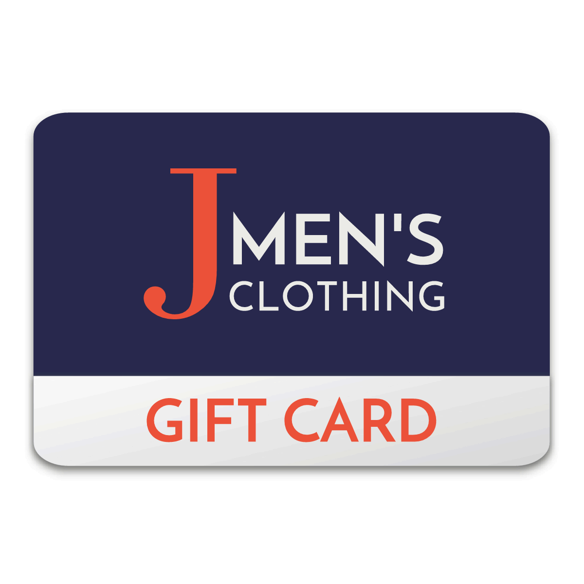 J. Men's Clothing Gift Card
