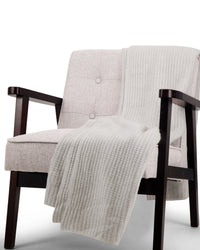 100% Cashmere 'Harmony' Thermal Knit Throw (Choice of Colors) by Alashan Cashmere