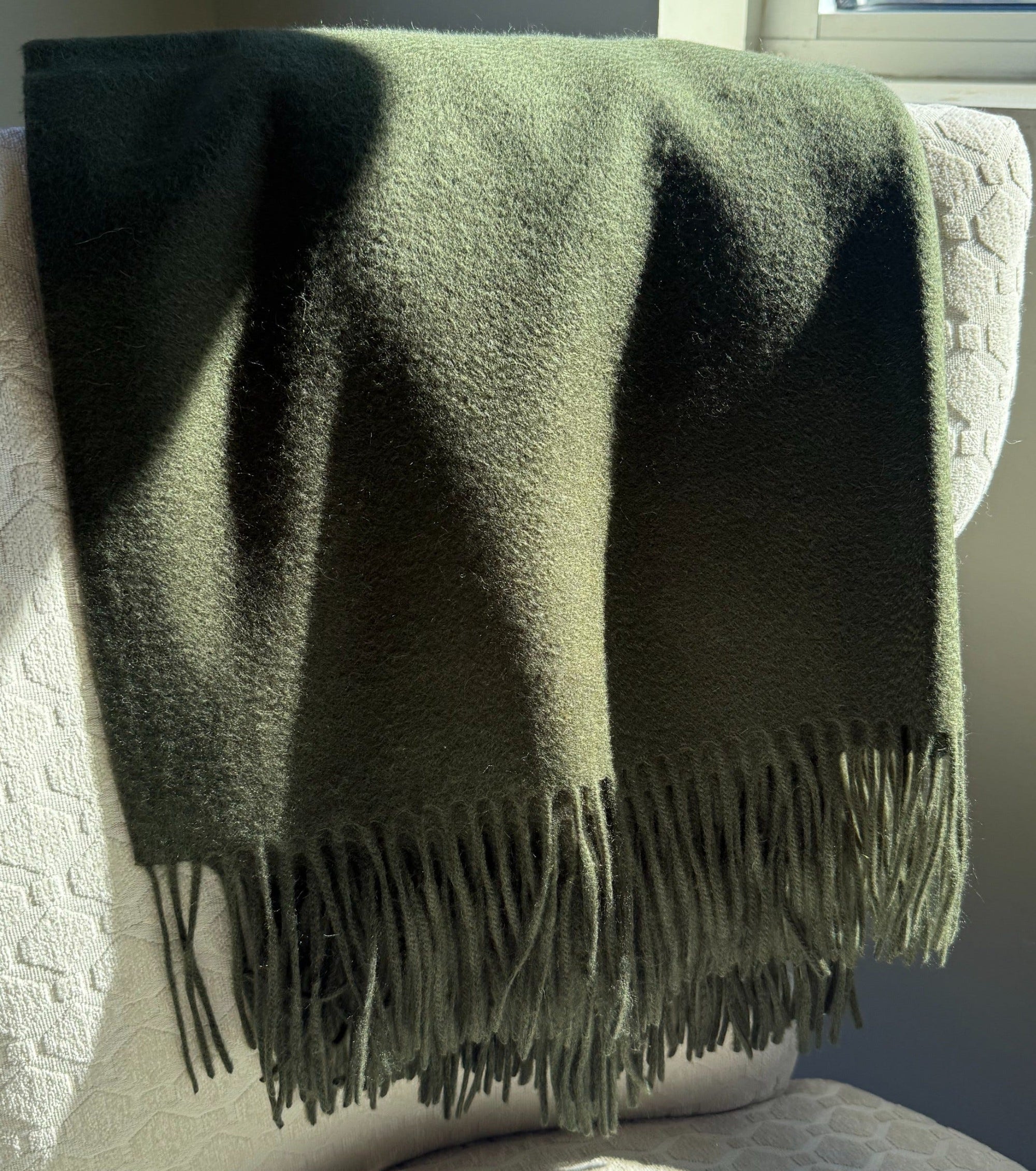 100% Cashmere Essential Throw (Choice of Colors) by Alashan Cashmere
