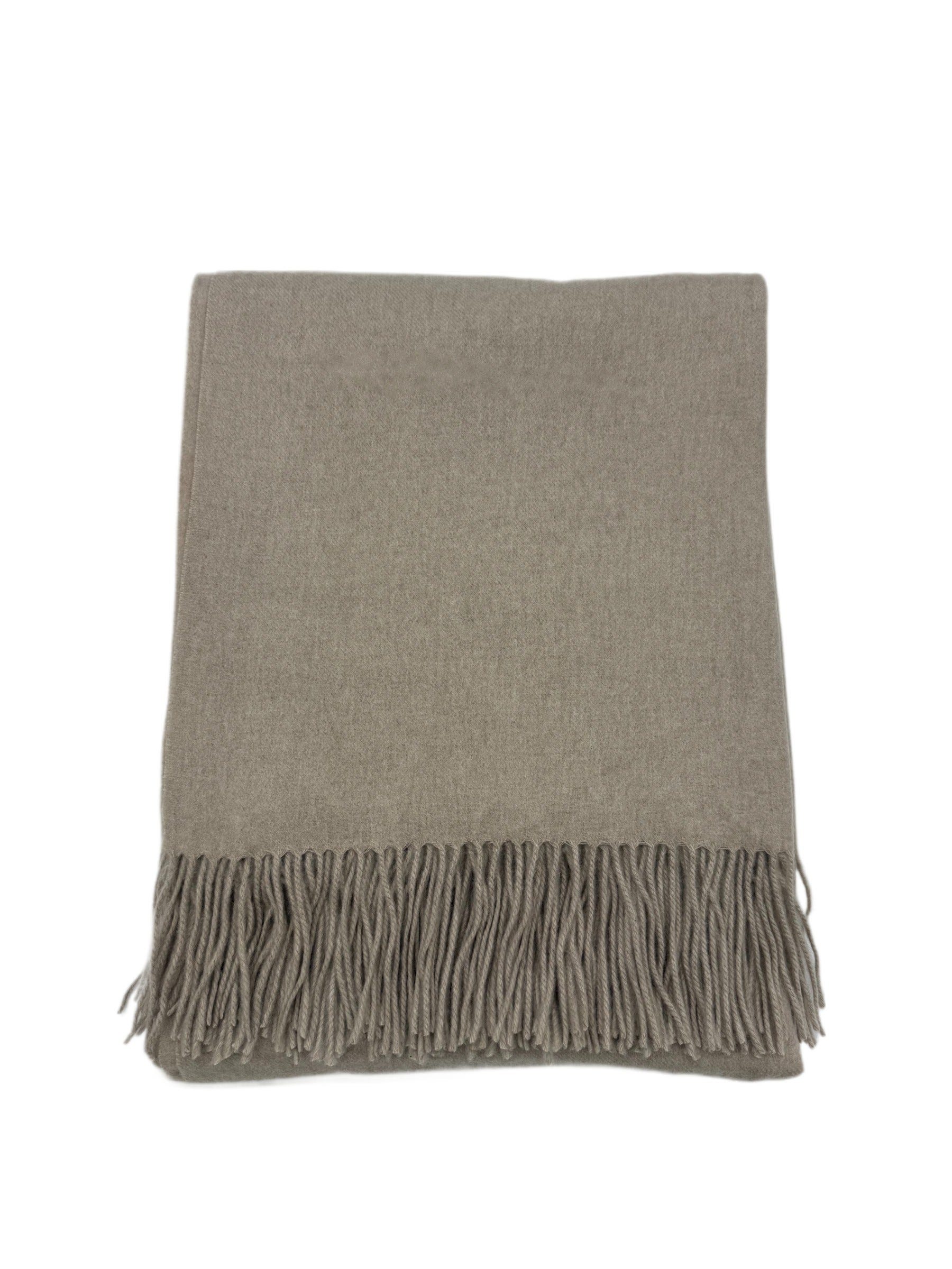 100% Cashmere Essential Throw (Choice of Colors) by Alashan Cashmere