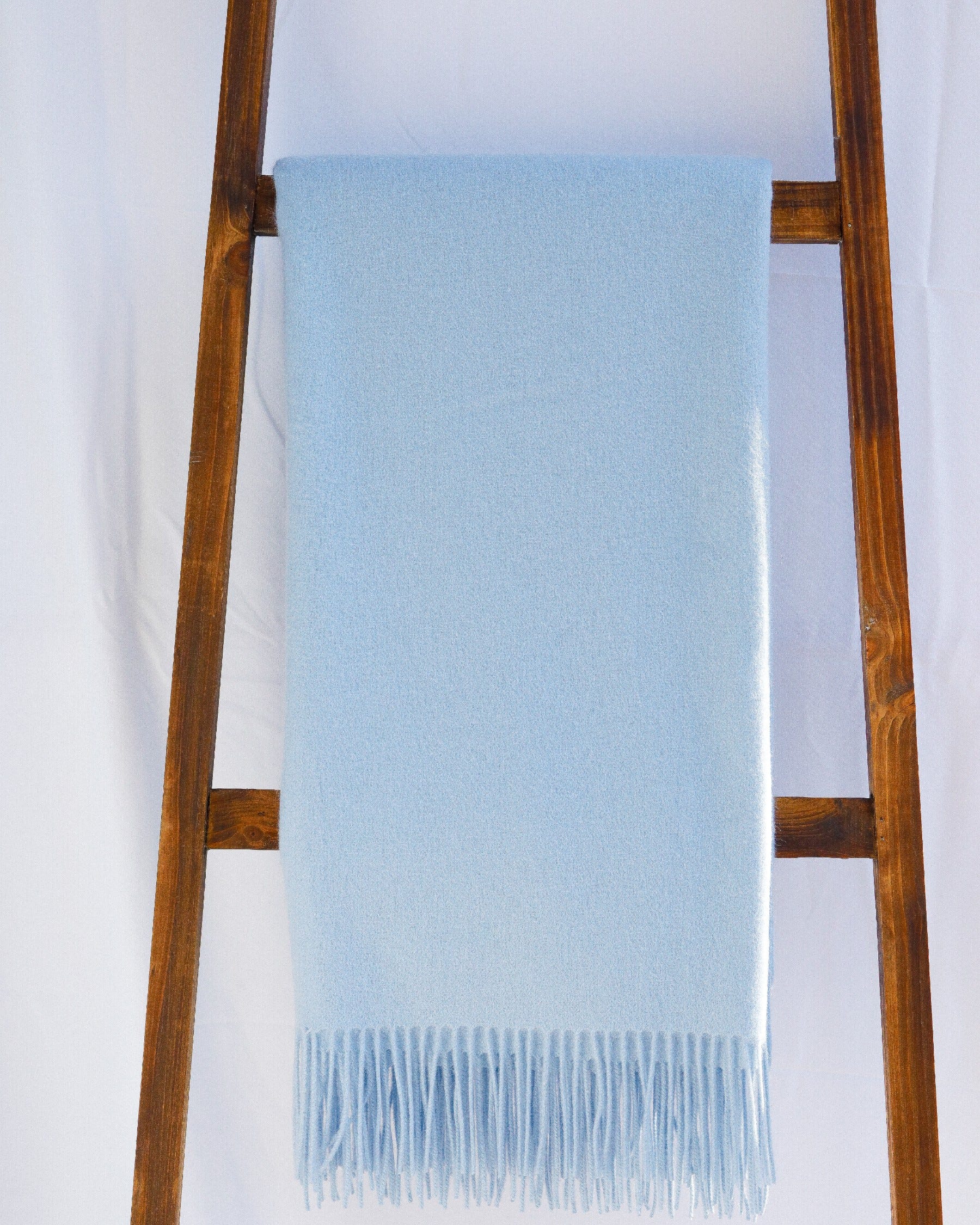 Merino Wool and Cashmere Classic Throw (Choice of Colors) by Alashan Cashmere
