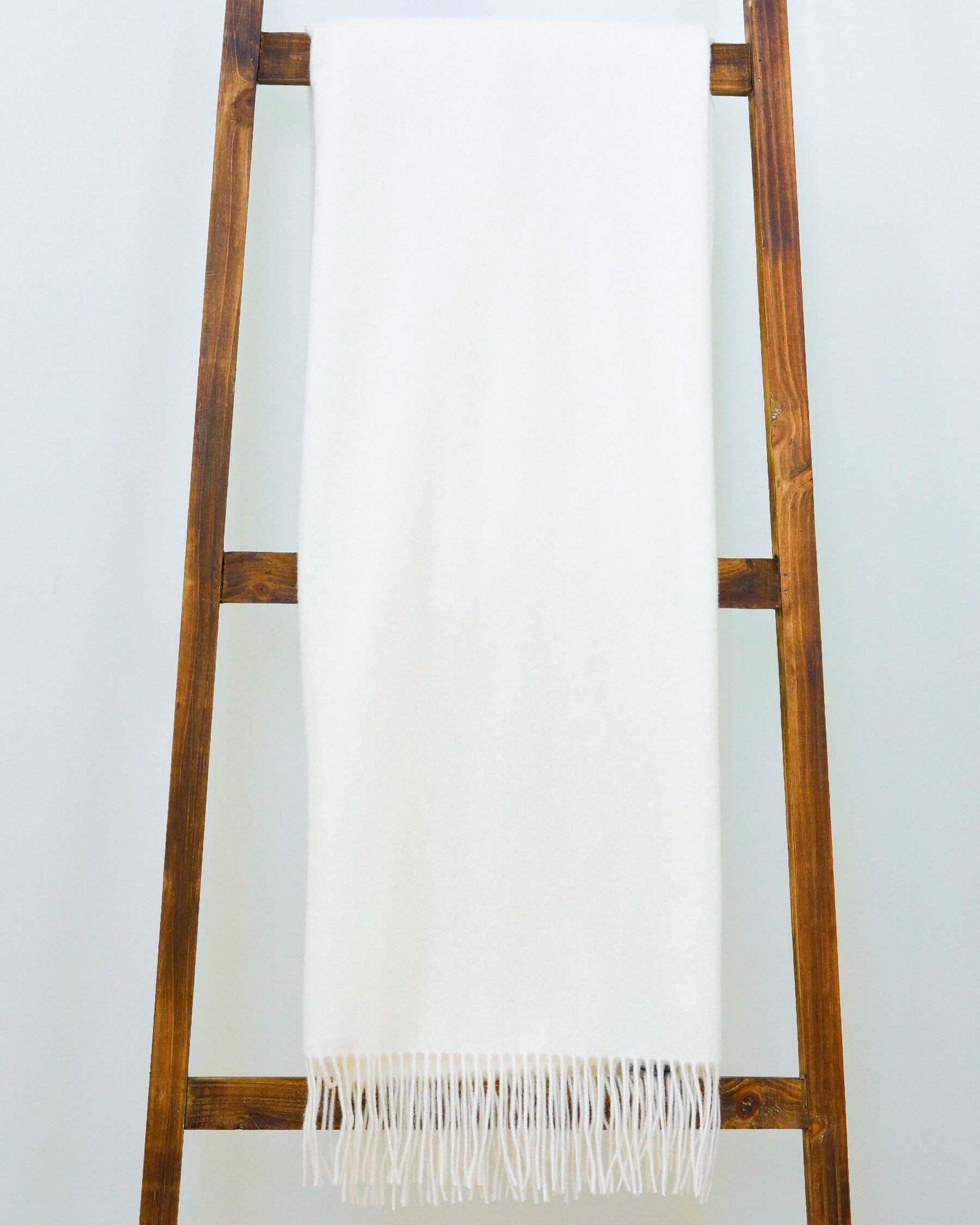 Merino Wool and Cashmere Classic Throw (Choice of Colors) by Alashan Cashmere