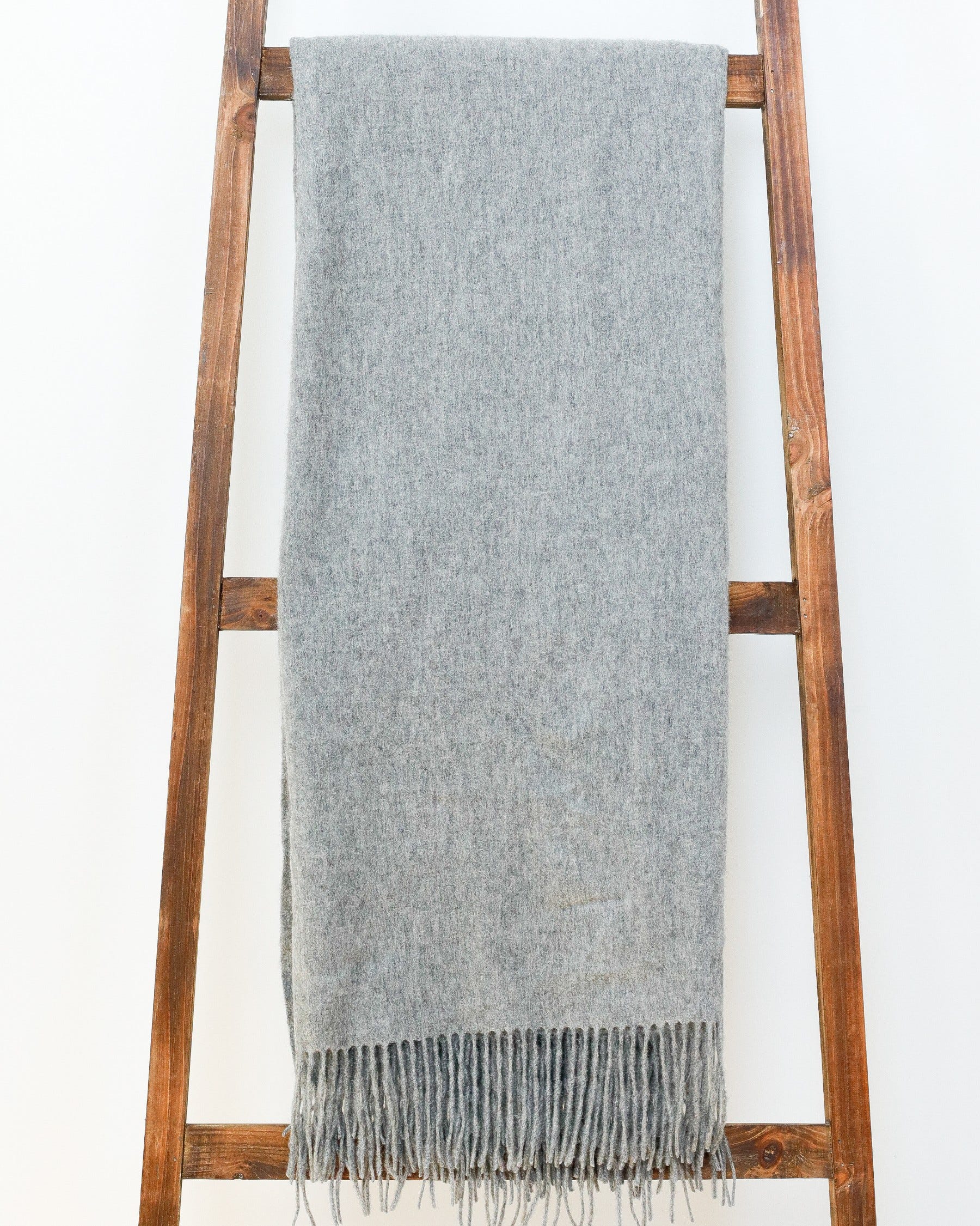 Merino Wool and Cashmere Classic Throw (Choice of Colors) by Alashan Cashmere