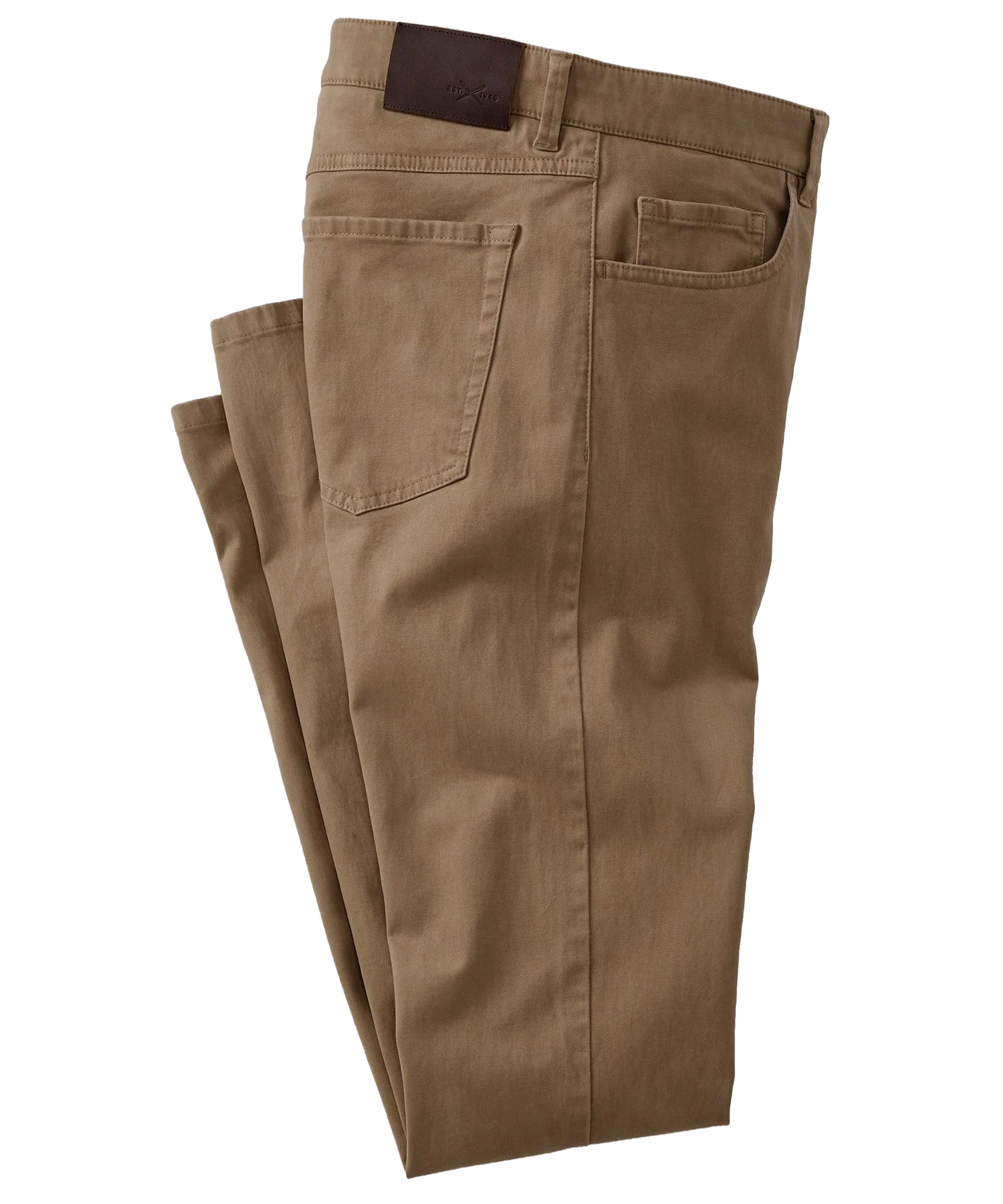 Cashmere Touch Pima Cotton Sateen Stretch 5-Pocket Pants in Choice of Colors (Crescent Modern Fit) by Ballin