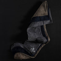 3 PAIR - True Dot Pattern Combed Cotton Blend Italian Ankle Socks (Choice of Colors) by Amanda Christensen