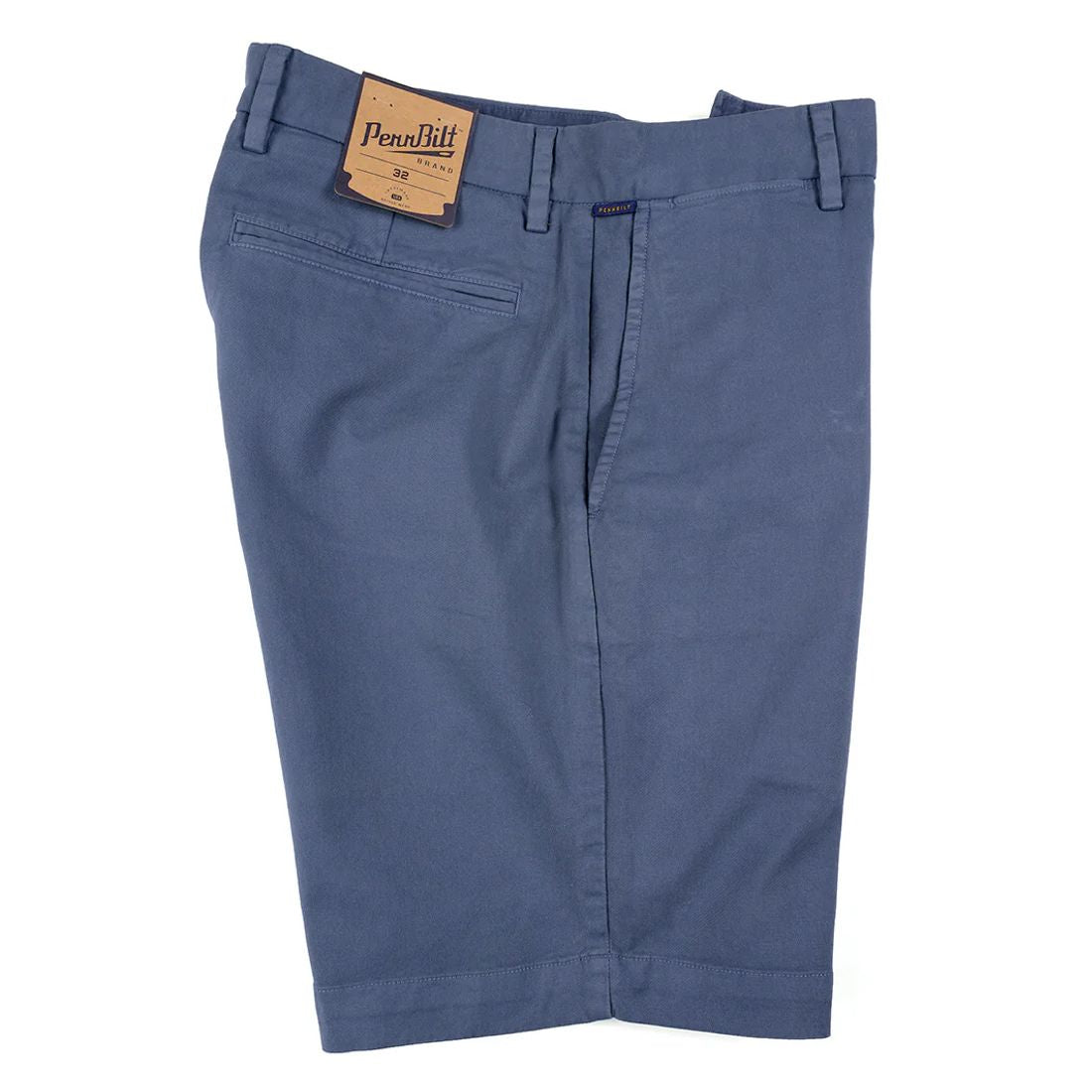 CHECK STOCK The Club Short in Marine Blue by Pennbilt
