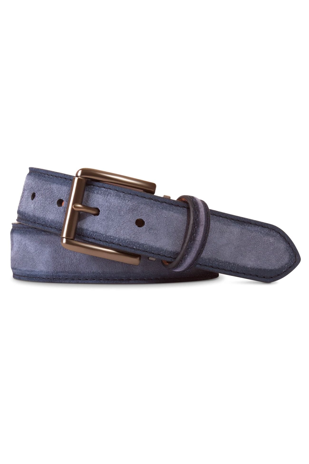 Suede denim belt Buy Gents Denim Belt Bordo Suede Leather Extra Wide 4.5 Cm  main image 3