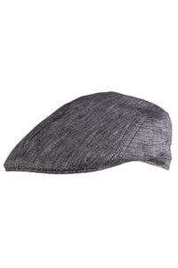 Ivy Modern Cap in Subalpino Denim-Feel Linen (Choice of Colors) by Wigens