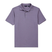 Gradient Stripe Tech Polo in Country Blue by Scott Barber