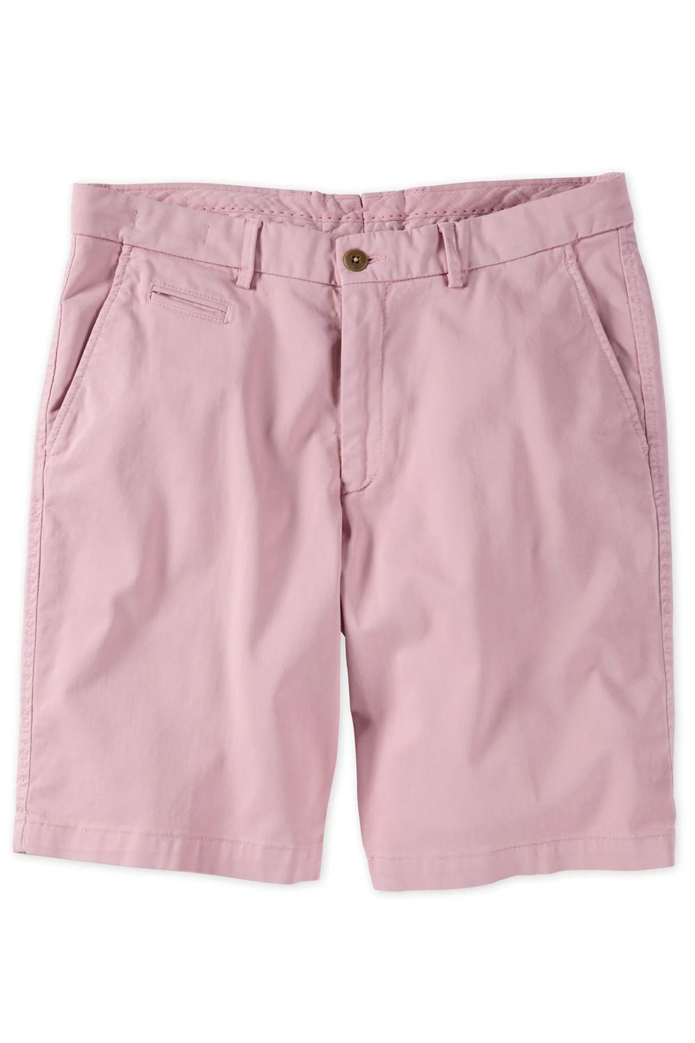 Broken Twill Stretch Cotton Shorts in Dusty Rose (Drummond Traditional Fit) by Ballin