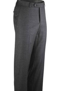 Super 110s 'Thick & Thin' Tonal Neat Wool Trouser in Choice of Colors (Soho Modern Fit) by Ballin